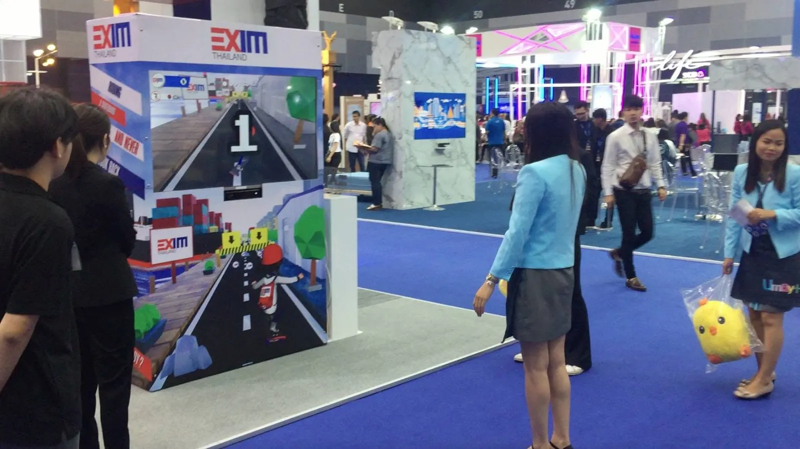 เกมอินเทอร์แอคทีฟบูธ EXIM Bank งาน Money Expo 4.0 ที่ไบเทค ภาพที่ 5