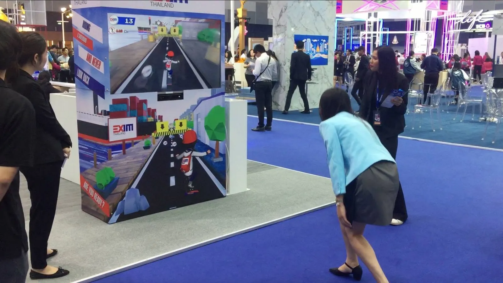 เกมอินเทอร์แอคทีฟบูธ EXIM Bank งาน Money Expo 4.0 ที่ไบเทค ภาพที่ 6