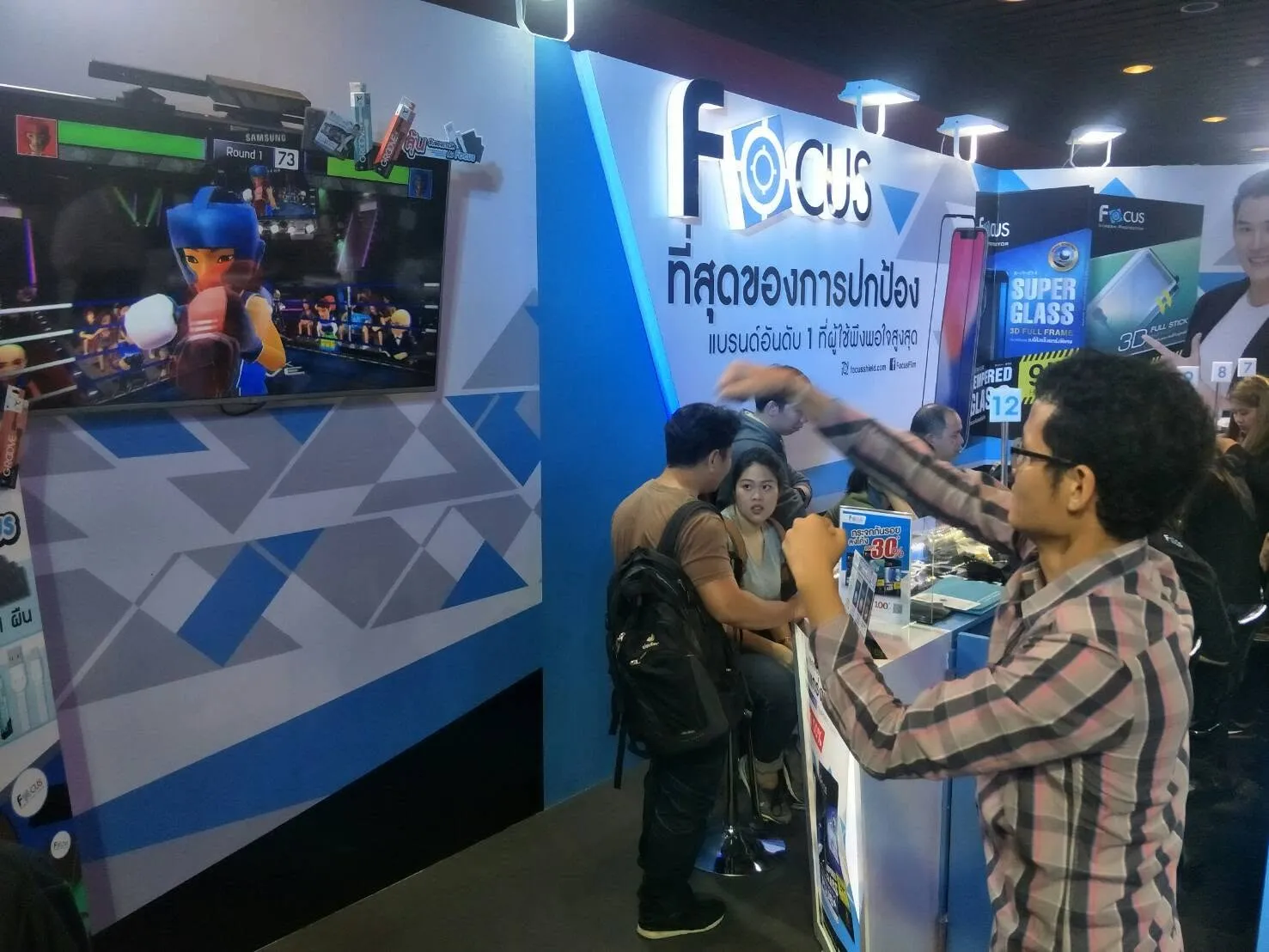 เกมอินเทอร์แอคทีฟบูธ Focus งาน Thailand Mobile Expo (พ.ค. 2561) ภาพที่ 9