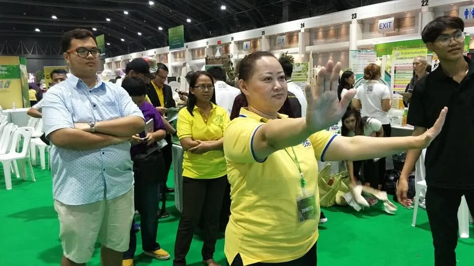 เกมเก็บสมุนไพร บูธกรมการแพทย์แผนไทยฯ งานมหกรรมสมุนไพรแห่งชาติ ครั้งที่ 15