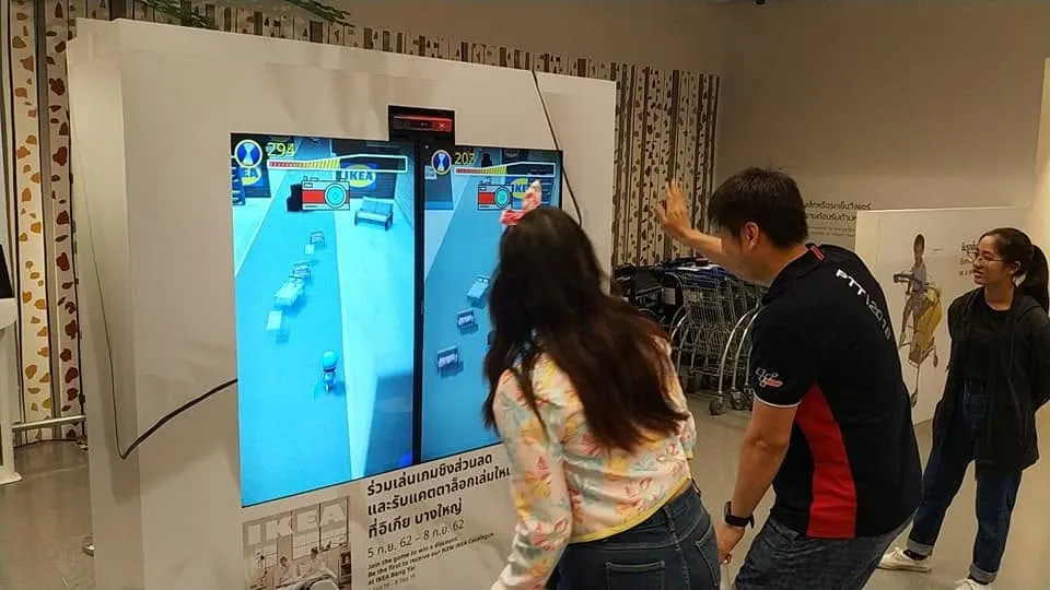 เกมวิ่งเก็บเฟอร์นิเจอร์ เล่นพร้อมกัน 2 คน สำหรับ IKEA บางนาและบางใหญ่
