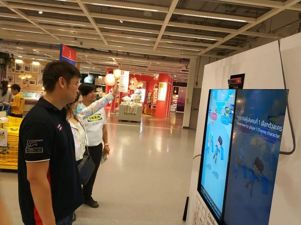 เกมวิ่งเก็บเฟอร์นิเจอร์ เล่นพร้อมกัน 2 คน สำหรับ IKEA บางนาและบางใหญ่ ภาพที่ 2
