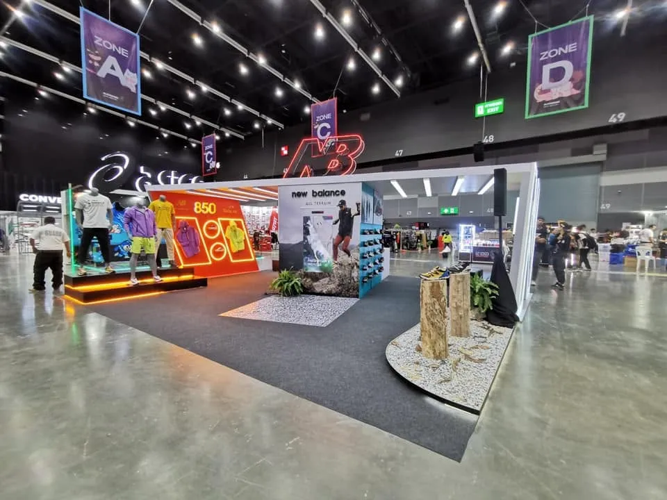 Running Game สำหรับบูธ New Balance งานเปิดตัวคอลเลกชันที่ไบเทค บางนา