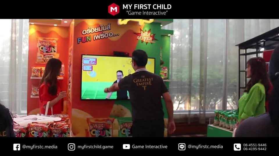 เกม Motion Sensor แบบไม่ต้องสัมผัส กิจกรรมอีเวนต์ที่ปลอดภัยช่วงโควิด-19