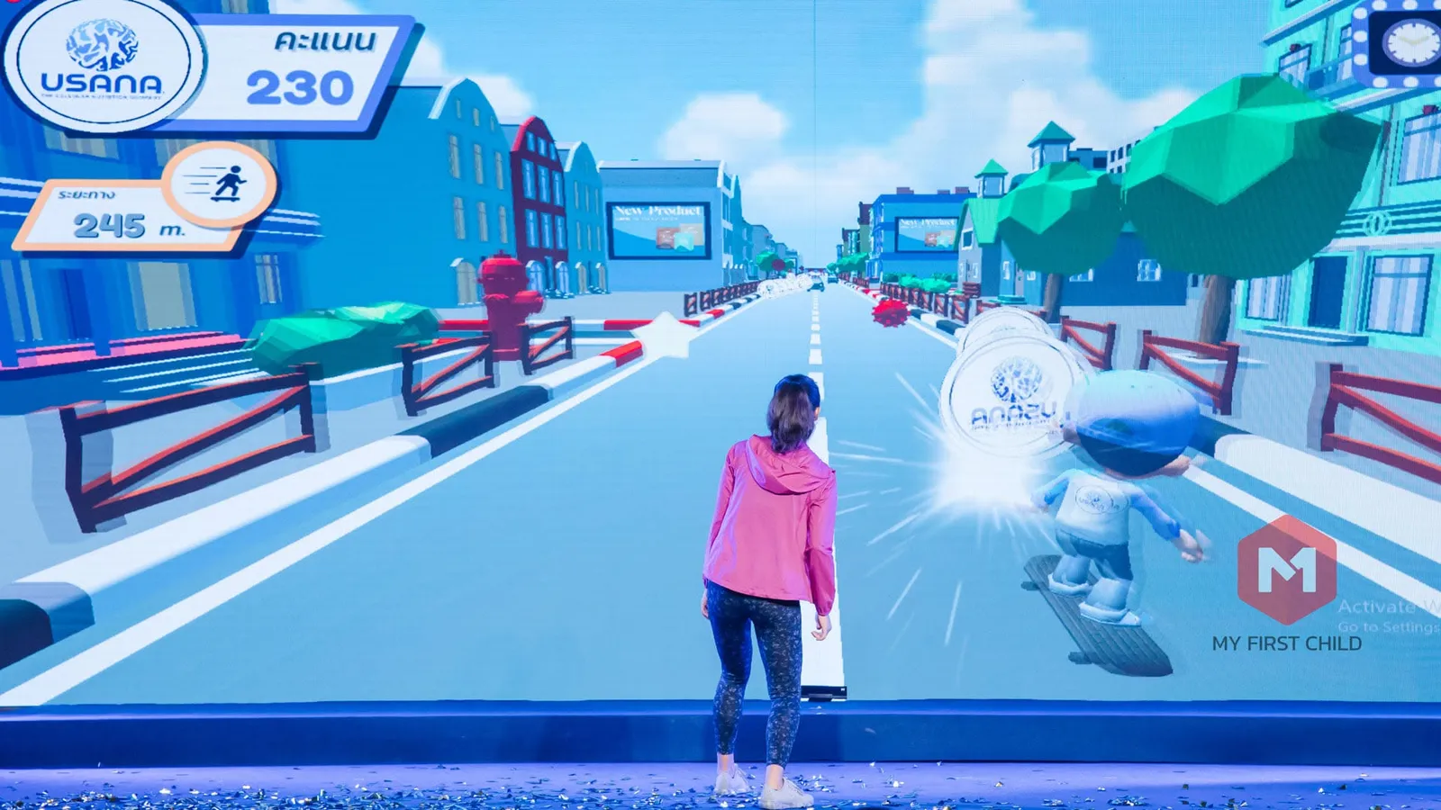 เกมอินเทอร์แอคทีฟในงานฉลองครบรอบ 10 ปี ยูซานา (USANA) ภาพที่ 3
