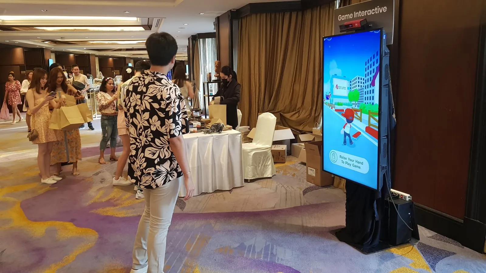 เกม Motion Sensor ควบคุมด้วยการขยับร่างกาย สำหรับงานอีเวนต์และ PR